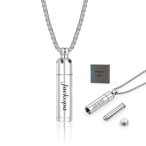 Collar aromaterapia personalizado en acero inoxidable