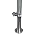 Glass Railing Post Glass Balustrade Railing Post 304 Stainless Steel Railing Fence Pole Handrail Garden Fencing 90-110CM (35" End Post)
