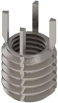 Key Locking Thread Insert, Thin Wall, 4 Keys, 5/16"-24 Int Thrd Sz, 7/16"-14