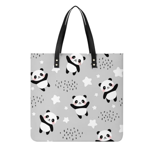 Sac de voyage panda étoiles fini le manque de place avec ce grand cabas 39x39cm