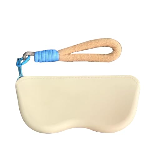 Image of K Luxury Sunglasses Cases with Strap Stotage Bag Leather Reading Eyeglass Case Portable Case Soft Pouch for Women