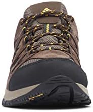 Columbia Men's Crestwood Waterproof, Mud/Squash, 10 - 2