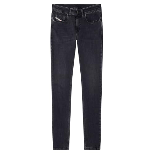 Jean skinny stretch Diesel homme taille basse conçu pour éviter les plis