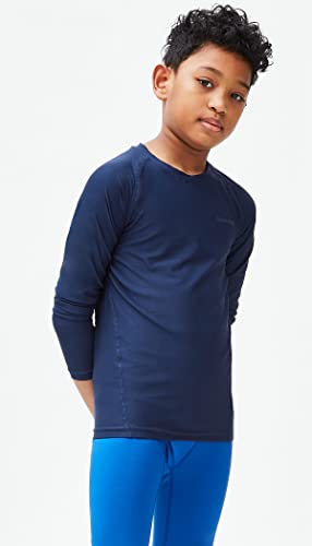 DEVOPS Youth Boys 2 or 3 Pack Compression Athletic Performance Baselayer Long Sleeve Shirts4