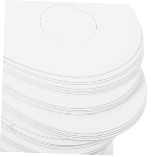 PACKOVE 100pcs Cardboard Sock Liners White Chipboard Inserts for Socks Low-cut Display Cards Packaging Inserts Holder Tools - Thumbnail 3