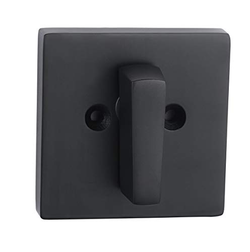 Iron Black Finished Keyed Entrance Double Door Handleset (KEYED HANDLESET, Matte Black)
