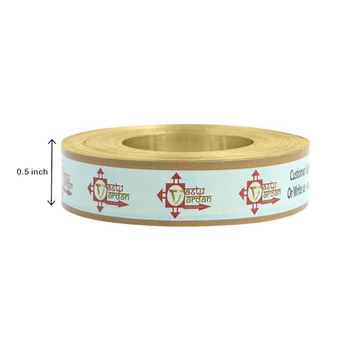 Image of Brass Strip | 0.5 INCH | Pack of 1 | Strip for Vastu Remedy | Width-12mm, Thickness-0.2mm, Length-25 Feet Approx.