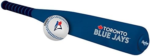 Rawlings MLB Foam Bat and Ball Set Toronto Blue Jays, One Size, Blue - 1