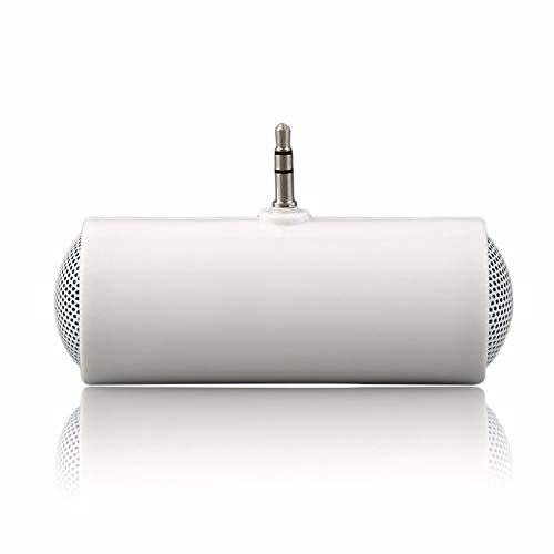 Newest Stereo Mini Speaker MP3 Player Amplifier Loudspeaker for Mobile Phone 3.5mm portabledurable White