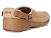 Crocs Unisex Classic Crafted Canvas Clogs, Milk Chocolate Suede, 7 Women/5 Men, Medium