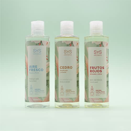 Miniatura 2 de Aroma Lampara Catalitica 250ml Cedro Sys Aromas. Notas Amaderadas Y Orientales Con Toques De Ambar. Para Su Uso En Lampara Catálitica Del Hogar.