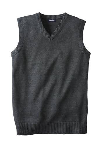 KingSize Men's Big & Tall Lightweight V-Neck Sweater Vest