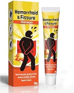 Hemorrhoid Cream, Natural Hemorrhoid Cream for Men and Women Relieves Pain and Promotes Healing of Piles (C2)
