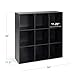 Best Choice Products 9-Cube Storage Organizer, 11in Shelf Opening, Bookcase, Display Shelf, Customizable w/ 3 Removable Back Panels - Black