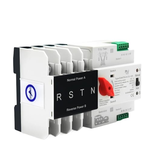 ATS commutateur de transfert automatique triphasé 4 phases 125A CA 380V