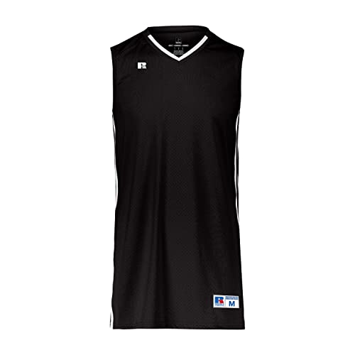 Amazon.com: Russell Athletic Legacy Basketball Jersey Black/White