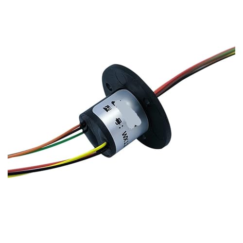 Bague collectrice 12mm 6 voies mini collecteur tournant capsule 2A pour liaison rotative