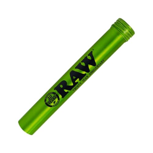 OutonTrip RAW Aluminum Tube – 20th Anniversary Limited Edition Green | 15mm x 116mm | Premium Durable Carry Tube for Rolling