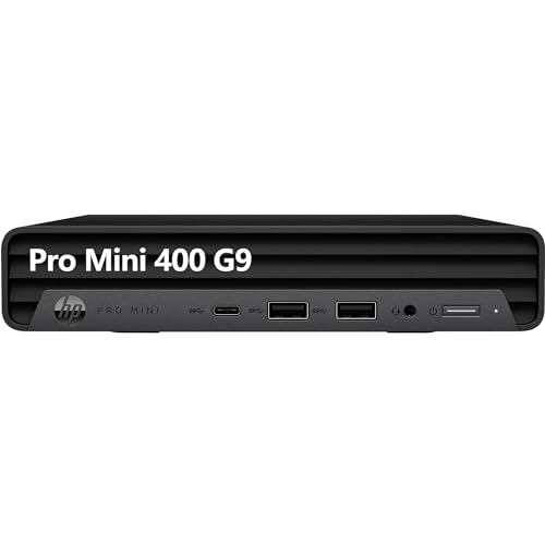 HP Pro Mini 400 G9 Business Mini Desktop Computer, 12th Gen Intel Hexa-Core i5-12500T (Beat i7-11700T), 32GB DDR4 RAM, 1TB PCIe SSD, WiFi 6, Bluetooth 5.2, Windows 11 Pro, AZ-XUT