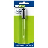 Ezy Dose Ear and Eye Medicine Dropper | For Liquid & Essential Oils | 1mL Capacity | Glass