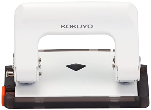 Image of Kokuyo hole punch 2 hole Rakuake Handy 17 sheets white PN-G17W