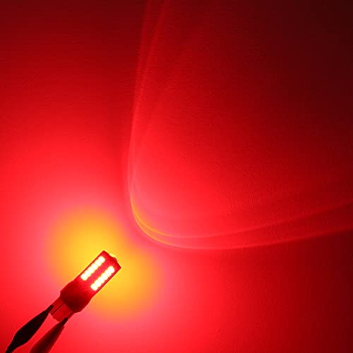 Alla Lighting T25 3156 3157 Led Bulbs Red Turn Signal Lights, 3057 4057 3057Kx 3157Kx 4057Kx 3457 4157 Can Bus Error Free 12V #TOP5