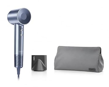Laifen Grey Swift Hair Dryer, High Speed 200M with Laifen Hair Dryer Bag