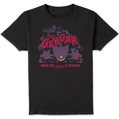 Image of Official Pokémon Mega Gengar T-Shirt Mens Black - L