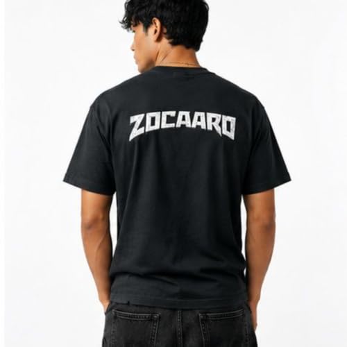Image of Anime Printed Oversized Cotton Casual Round Neck T-Shirt for Men and Boys | Sharp, Eren yeagear & Mikasa akerman Japanese Streetwear Aesthetics