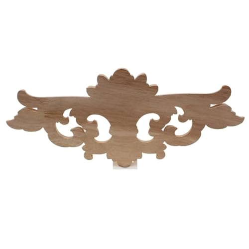 Apliques de adorno flores talladas en madera noble para ebanistería tradicional 2