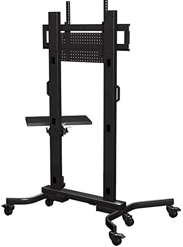 Carro móvil resistente M90LT con estante lateral y soporte para pantallas grandes miniatura 3