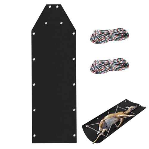 Deer Drag Sled │ Slitta portatile multifunzionale, pratico accessorio per la caccia | sul ghiaccio, trasporto di selvaggina sulla neve, attrezzatura per legna da ardere, kit di attrezzatura da
