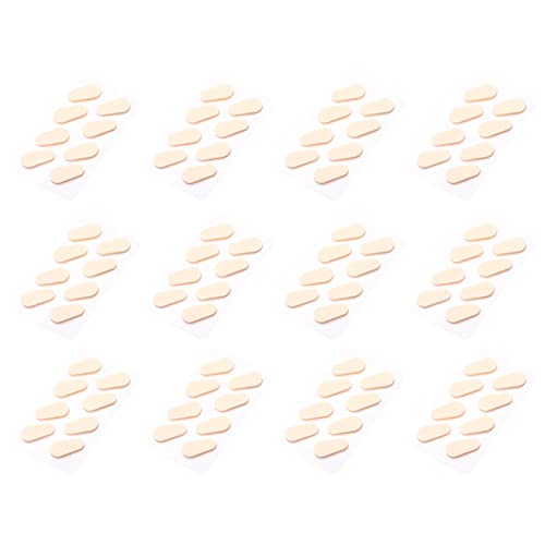 48 paires Lunettes Nez Pads Mousse souple, Adhésif Plaquettes de nez Antidérapant, protège le maquillage et réduit la charge nasale - 1,0 mm Nose Pads