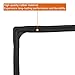 Hooke Road Front Full Door Weatherstrip Seal Left Driver Side for 2007-2018 Jeep Wrangler JK, Rubber Sealing Strip OEM Replacement 55395275AW