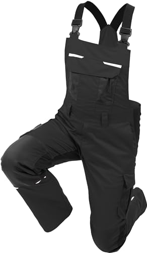 Qualitex iND Latzhose Unisex Herren Farbe Schwarz Größe 66