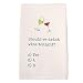 Mud Pie Wine Hand (Drink) Dish Towel, White