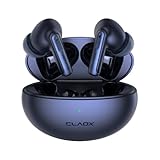claox buds wireless earbuds 5 3 bluetooth headphones active noise cancelling earphones with wireless charging case bluetooth headset built in mic blue earbuds for iphone android