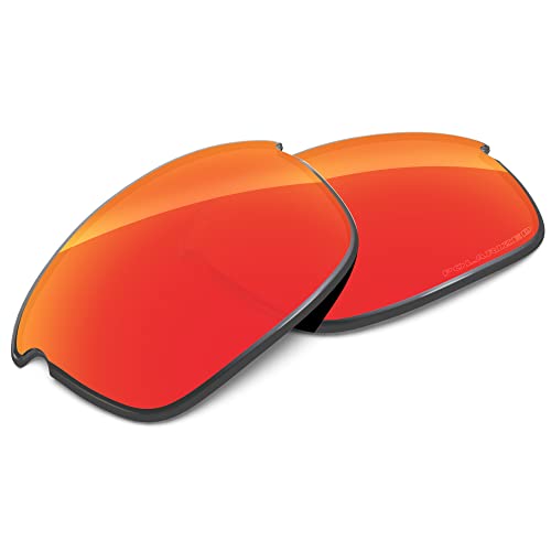 Image of Performance Replacement Lenses Compatible with Oakley Bottle Rocket OO9164 Polarized Etched-Fire Red