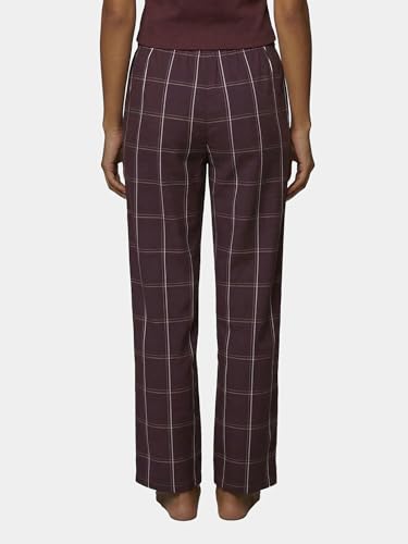 Image of Enamor Mid Rise Full Length Adjustable Drawstring Hangout Pant for Women - Relaxed Fit, Combed Cotton - E4A5