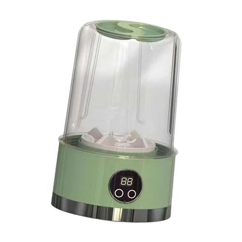 perfk Machine à Laver Les sous-vêtements, Nettoyeur de pinceaux de Maquillage, Facile à Utiliser, Mini Machine à Laver Portable, Nettoyage en Profondeur, Vert