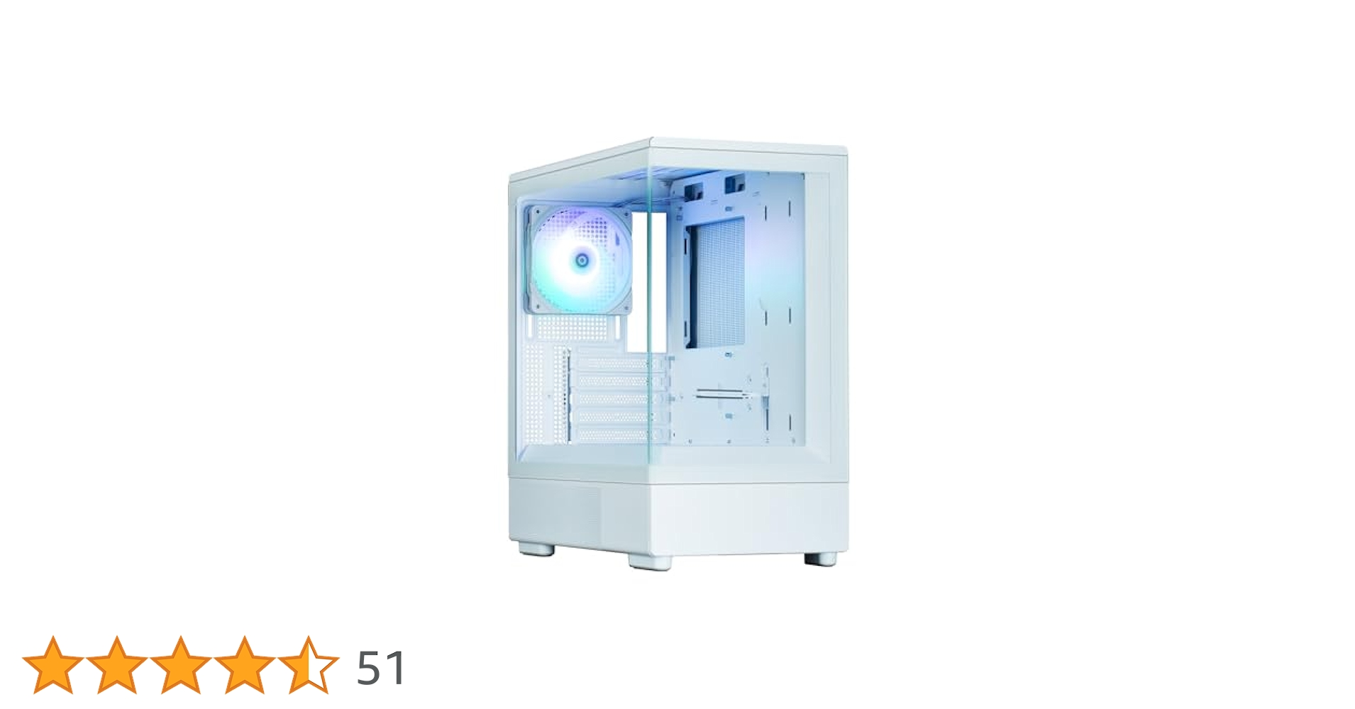 PCケース(自作PC用) zalman p10 white 自作PC】￥7,000でこの完成度はやばい！ZALMAN P10 whiteで