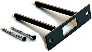 Door Reinforcement | Deadbolt Strike Plate Reinforcer | Anti Kick Door | Two Post Strike Plate | TUFF STRIKE | Oil Rubbed Bronze