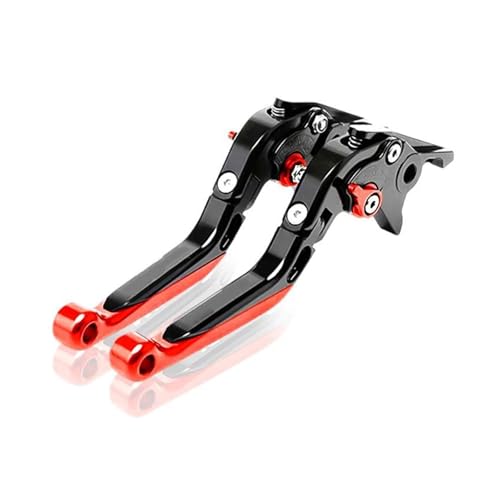 RVEVFBKBAL Bremskupplung Motorrad Verstellbarer Kupplungshebel Bremshebelgriff Für Y&amaha NMAX 160 155 125 2015-2022 2021 2020 2019 2024(Rot)