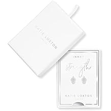 Katie Loxton Treasure The Little Things Inner Strength Womens Silver Plated Boxed Stud Earrings