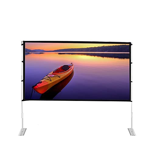 Pantalla de proyección portátil plegable 84 pulgadas 16:9
