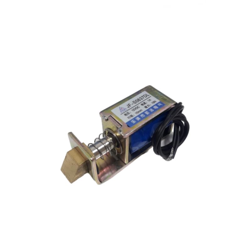 DC 12V Open Frame Solenoid Door Lock 10mm Stroke 15N Force-image-2