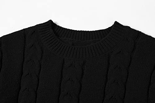 Image of CHARTOU Women's Winter Chunky Cable Knit Long Skirt 2 Piece Outfit Sweater Sets
