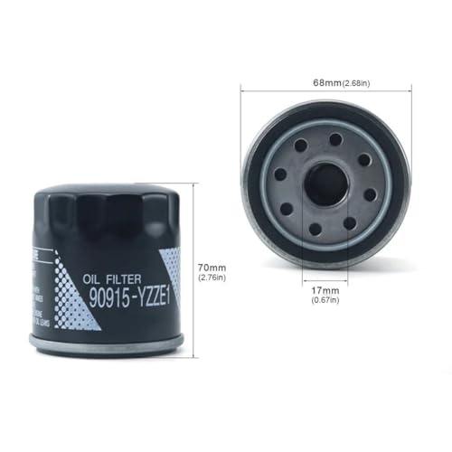 Filtro de aceite 91058 YZZC5 metálico para motor de coche Toyota Avensis Estate 5