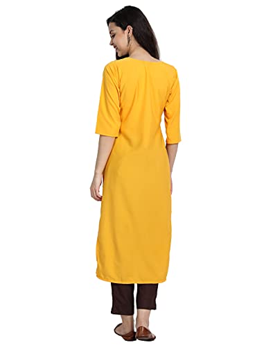 Image of Women's Crepe Regular Kurta
