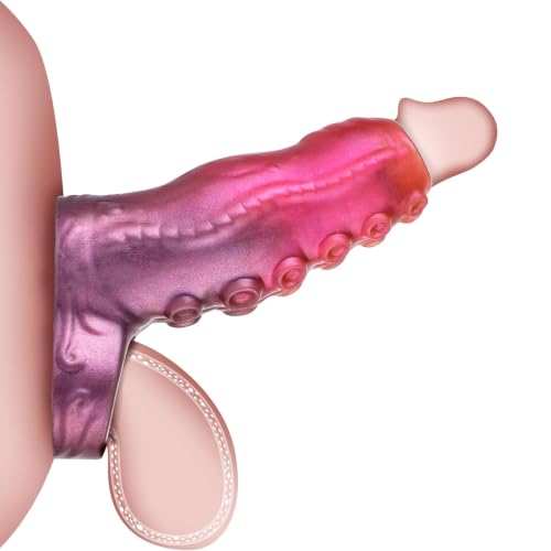 Potenciadores Sexuales con Consolador Monstruo y Funda Extensora de Pene Masculino